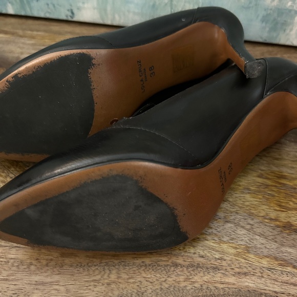 LOLA CRUZ Black Heels with Tassels - Picture 7 of 7